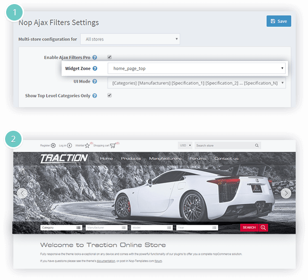 پلاگین Nop Ajax Filters Pro
